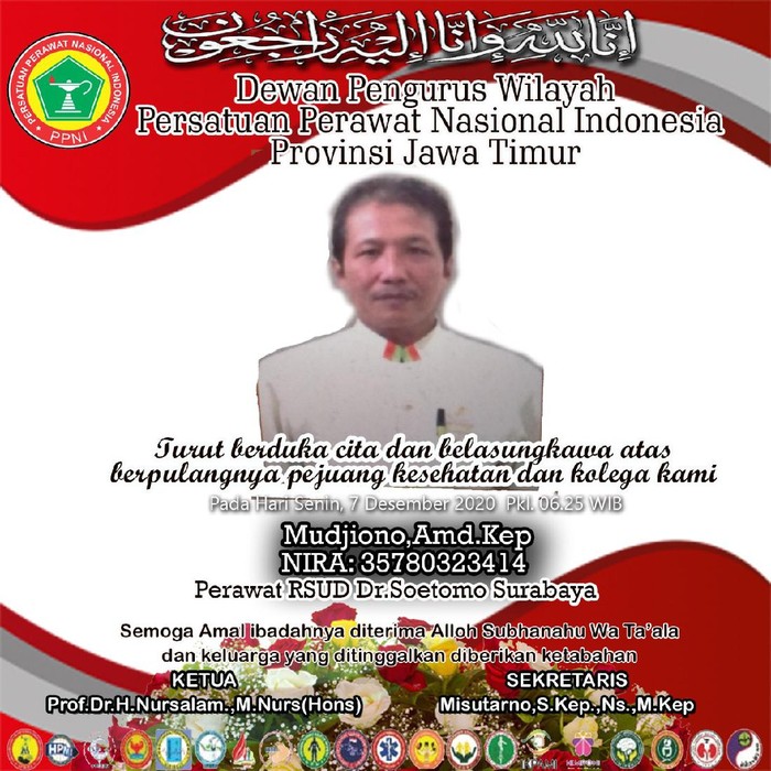 perawat meninggal