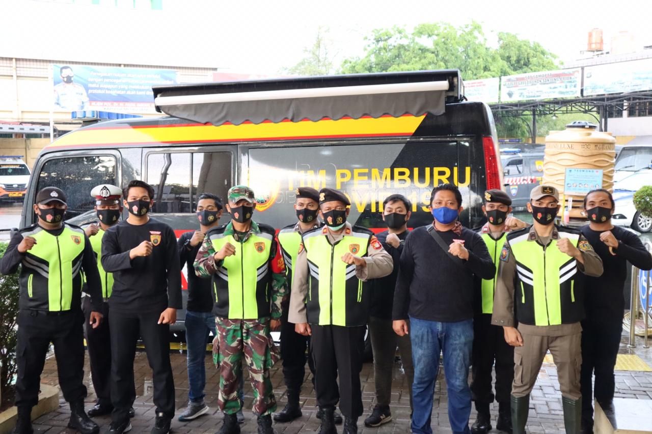 Polres Pelabuhan Tanjung Priok Melaunching Tim Pemburu COVID-19 Tegakkan Protokol Kesehatan