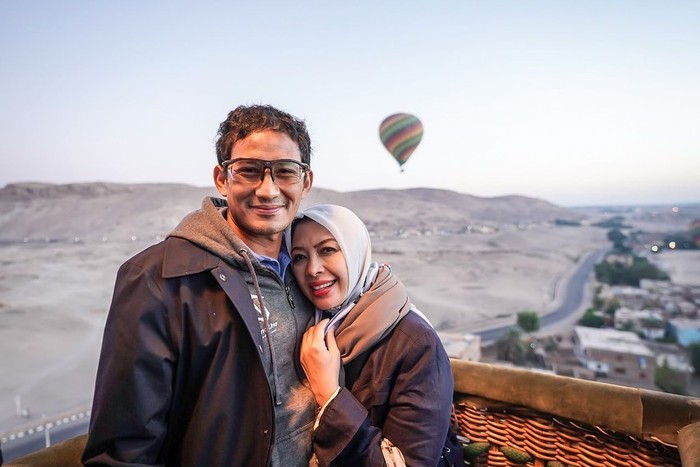 Sandiaga Uno dan Nur Asia