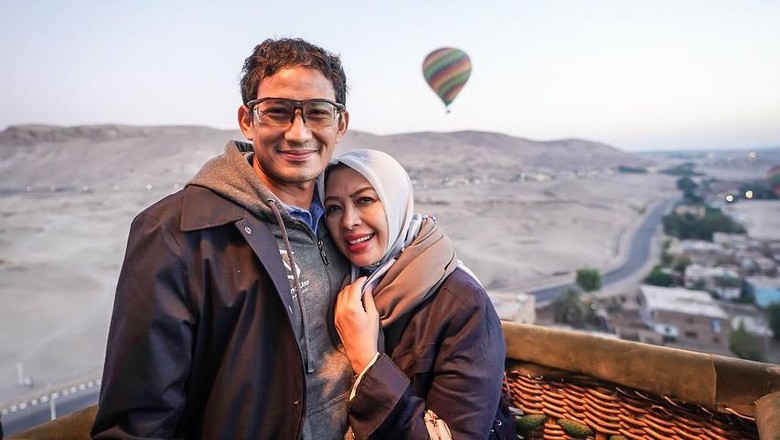 Sandiaga Uno dan Nur Asia Sandiaga Uno dan Nur Asia