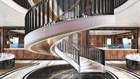 Selain desain mewah, superyacht ini juga memiliki banker atau ruang aman yang aman. (Hoch3consulting)