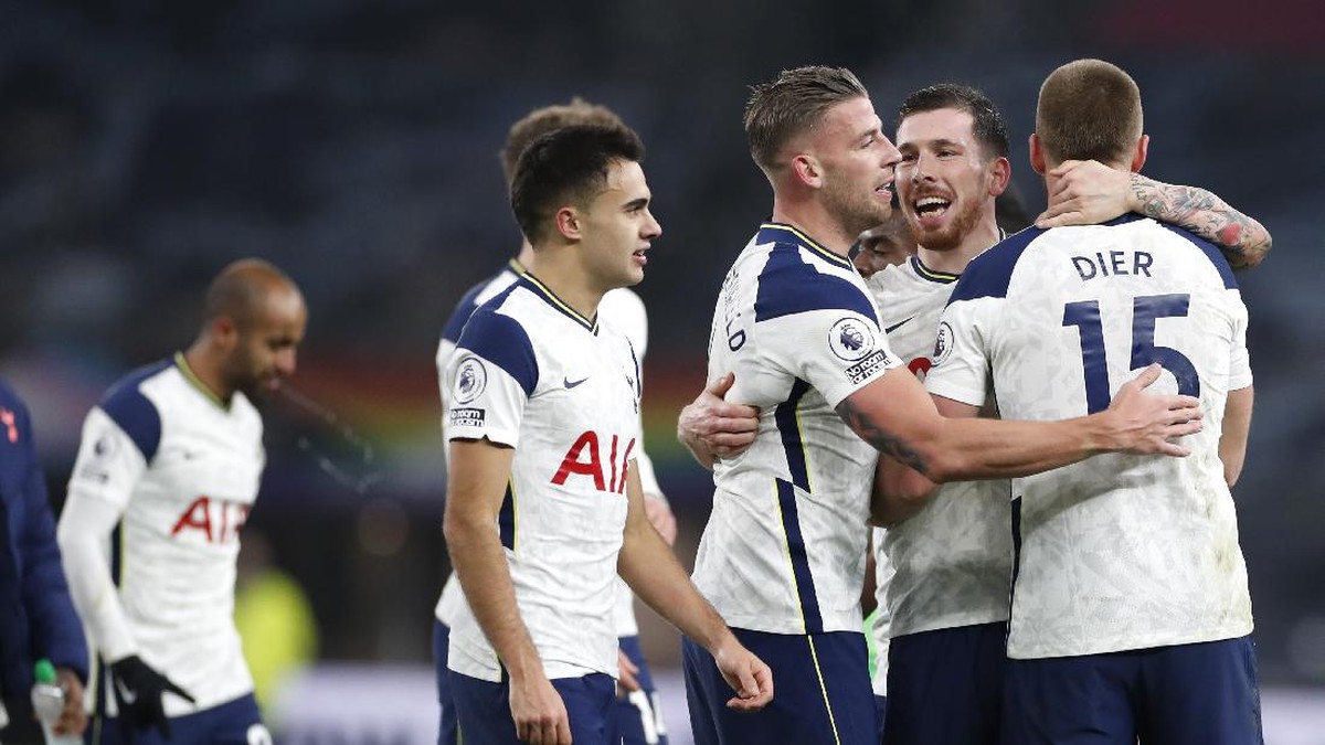 Tiga pemain Tottenham melanggar protokol COVID-19. Foto: Getty Images/Pool