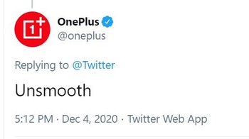 Kurang mulus kalau pendapat OnePlus. Foto: screenshot