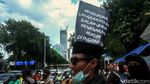Aksi Tangkap Habib Rizieq Bergema di Depan Polda Metro Jaya