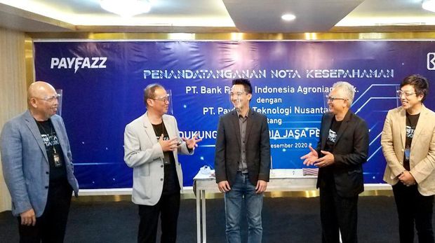 BRI Agro berkolaborasi dengan PAYFAZZ untuk kerjasama agen dan layanan perbankan. Dok:BRI