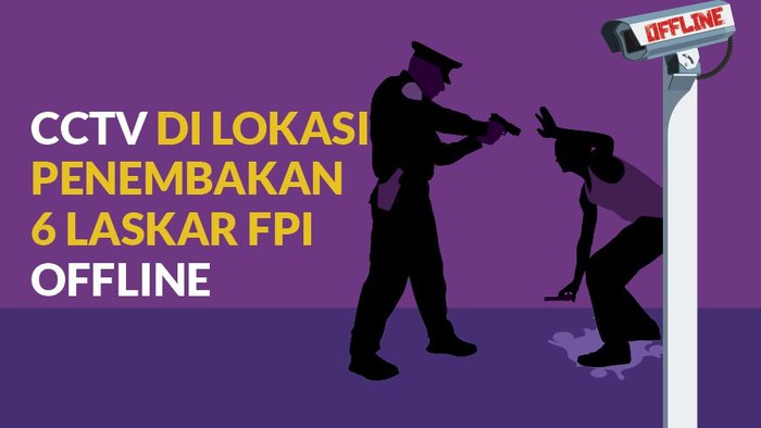 CCTV di TKP Penembakan Laskar FPI