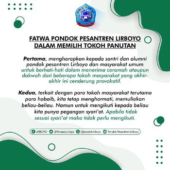 fatwa ponpes lirboyo