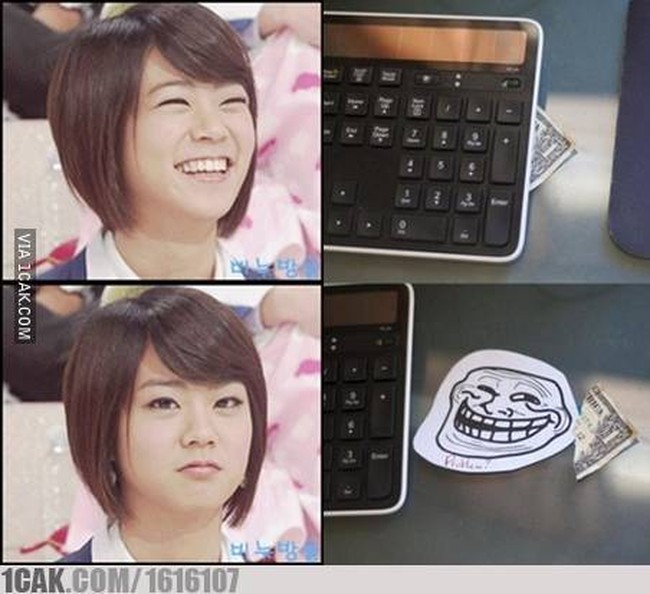 Yah, kena prank deh. Udah seneng nemu duit, ternyata cuma ujungnya doang. Foto: 1cak.com