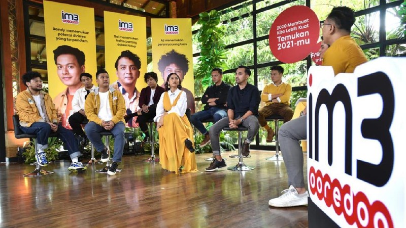 IM3 Ooredoo meluncurkan kampanye Temukan 2021-mu di Jakarta, Selasa (8/12). IM3 Ooredoo mengajak untuk bangkitkan optimisme untuk menemukan harapan baru.