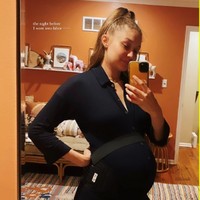 Pada Minggu malam (7/12/2020), Gigi Hadid mengunggah foto-foto terbarau di Instagram Story. Salah satunya penampakan kehamilan beberapa saat sebelum melahirkan. Foto: Instagram/@gigihadid