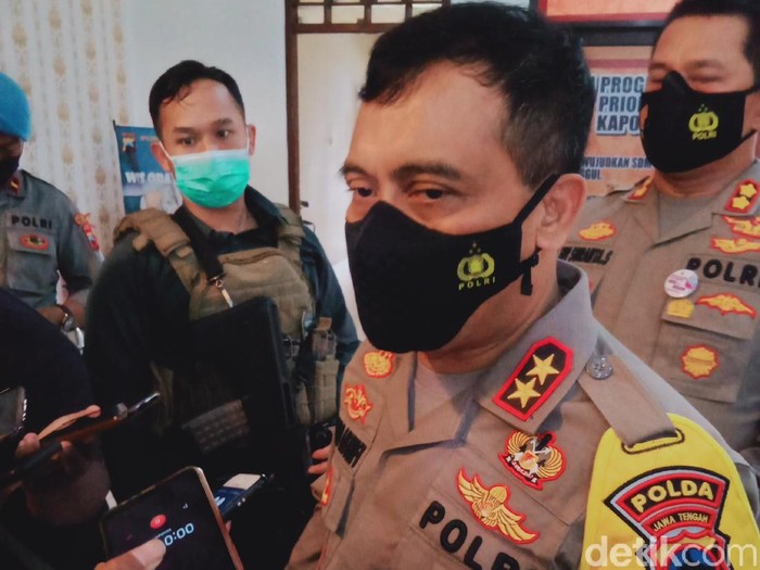 Kapolda Jateng Irjen Ahmad Luthfi saat di Polres Klaten, Selasa (8/12/2020).