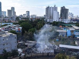 Puluhan Rumah Terbakar di Benhil