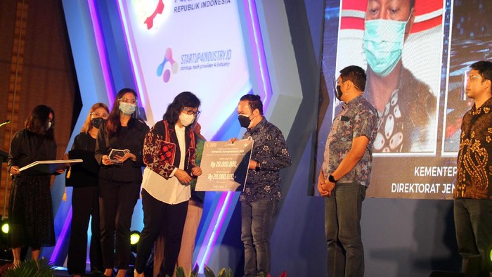 Lima startup menjadi juara dalam kompetisi Startup4Industry 2020. Mereka adalah DycodeX, Widya Robotics, Amiga, Mokko Otomasi Indonesia, dan AturToko.