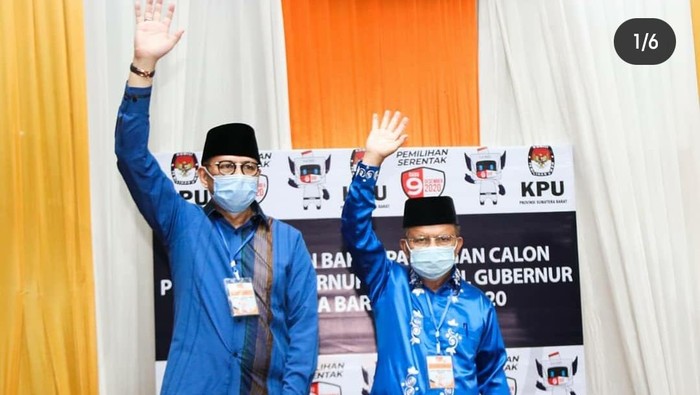 Mulyadi-Ali Mukhni (Foto: dok Instagram Mulyadi)