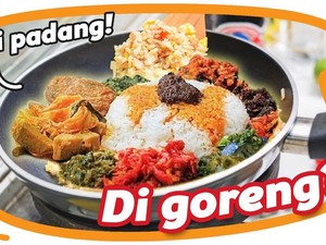 Nasi Padang Diolah Jadi Nasi Goreng, Enak Nggak Ya?