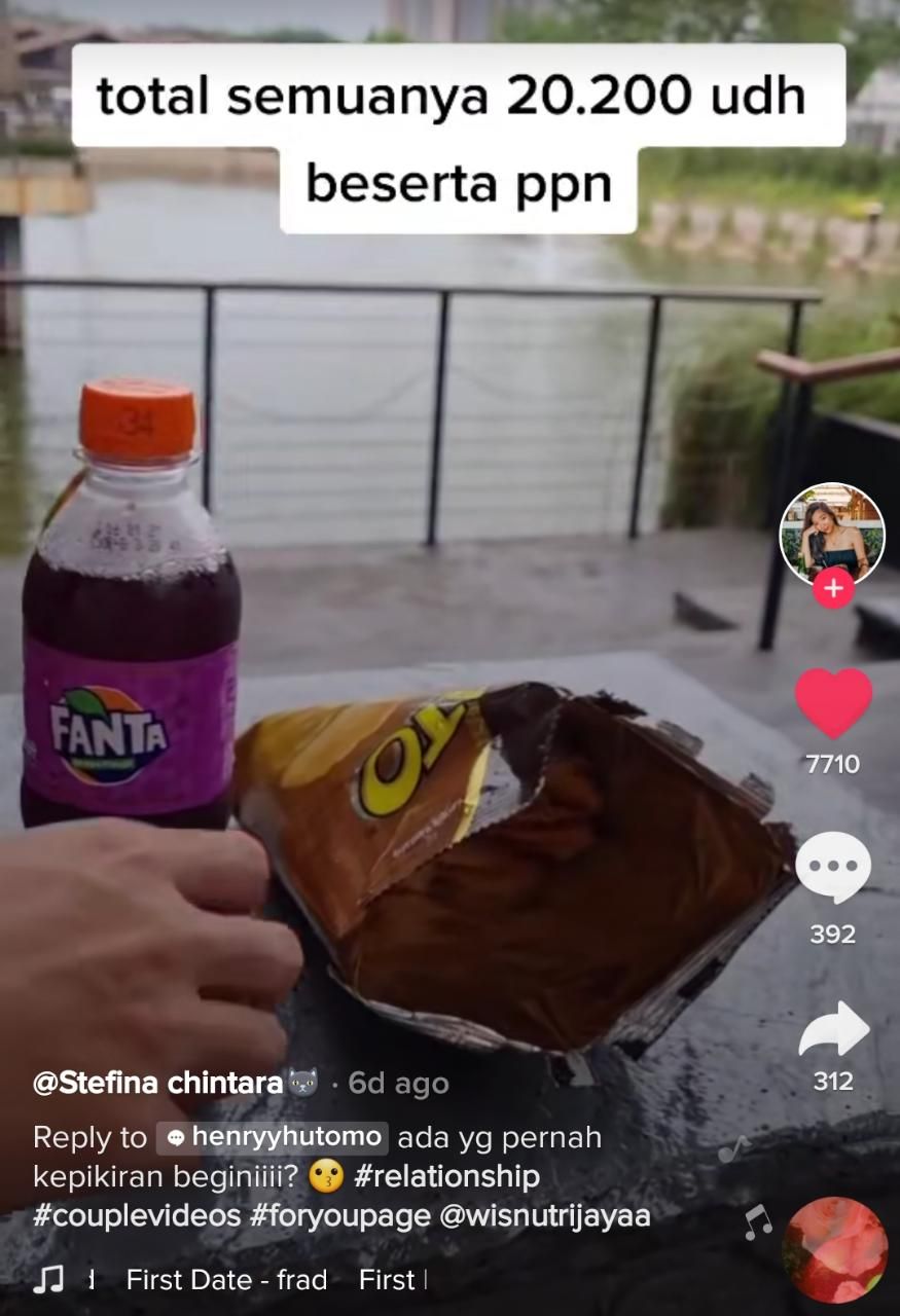 Netizen Pamer Bujet Pacaran di Mal 20 Ribu, Ini Makanan yang Dibeli