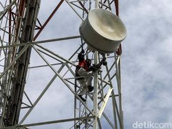 Pemeliharaan Tower BTS di Sekitar Gunung Merapi