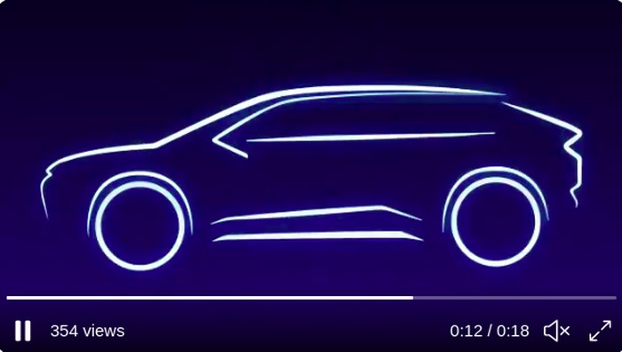 Siluet SUV Listrik Toyota