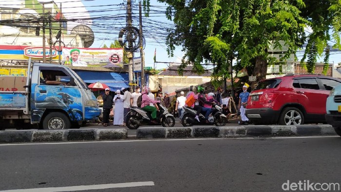 Suasana di kawasan Petamburan