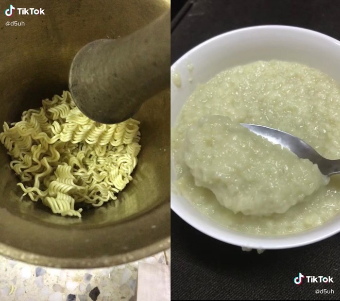 Teh Pakai Nasi hingga Bubur Mie, Ini Kreasi Sarapan Aneh