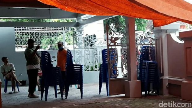 TPS 8, Kelurahan Penumping, Kecamatan Laweyan, lokasi Bagyo Wahyono nyoblos Pilkada Solo, Selasa (12/8/2020).
