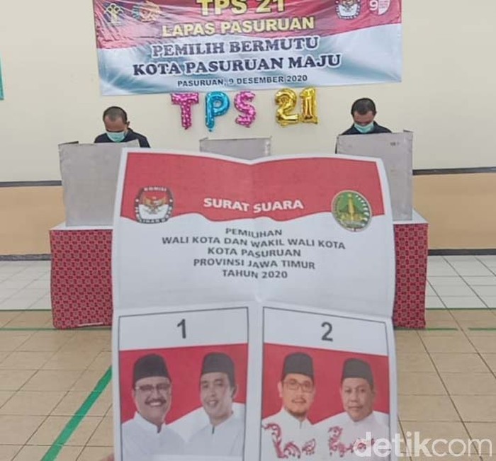 145 Napi dan Tahanan Antusias Nyoblos Pilwali Dalam Lapas Pasuruan