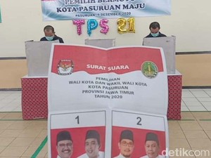 Ratusan Napi Antusias Nyoblos di Pilkada Pasuruan 2020