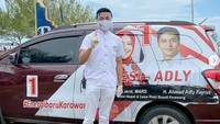 Namun berdasarkan hitung cepat, Adly tampaknya kalah dari sang petahana. Dok. Instagram