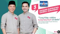 Syahrul Gunawan juga maju dalam pertarungan Pilkada 2020 untuk Kabupaten Bandung. Dok. Instagram