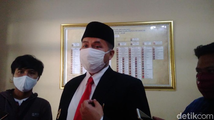 Bupati Wonogiri Joko Sutopo, Rabu (9/12/2020).