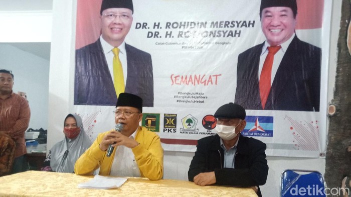 Cagub Bengkulu Rohidin Mersyah