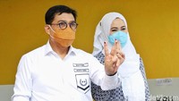 Usai mencoblos, Machfud Arifin rencananya mengecek beberapa TPS pada siang nanti. Faiq Azmi/detikcom.