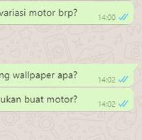 Cobain deh pakai wallpaper tembok buat motor, siapa tahu berhasil kan.. Foto: Instagram/@kelakuanwarga62