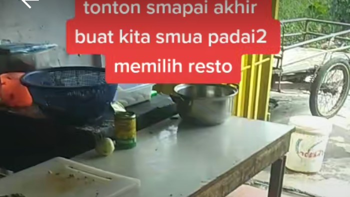 Driver Ojol Ini Beberkan Kondisi Restoran yang Kotor dan Jorok