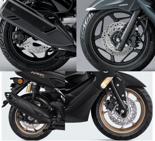 Honda PCX 160 vs Yamaha Nmax Connected ABS