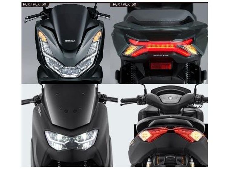 Honda PCX 160 Vs Yamaha Nmax Connected ABS, Desain Siapa Paling Oke?