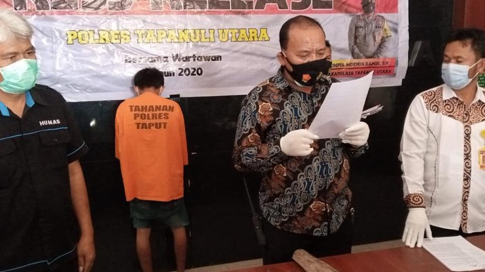Konferensi Pers di Polres Tapanuli Utara (dok. Istimewa)