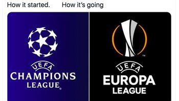 Berawal di kometisi paling bergengsi Liga Champions, kini MU harus terlempar ke kompetisi kelas dua Liga Europa. Foto: Twitter