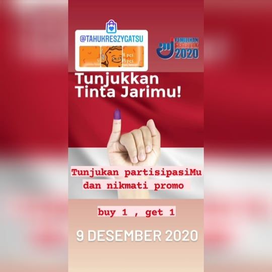 Habis Nyoblos, Bisa Dapat Promo Pilkada 2020 di 9 Gerai Ini