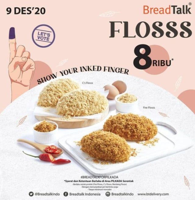 Habis Nyoblos, Bisa Dapat Promo Pilkada 2020 di 9 Gerai Ini