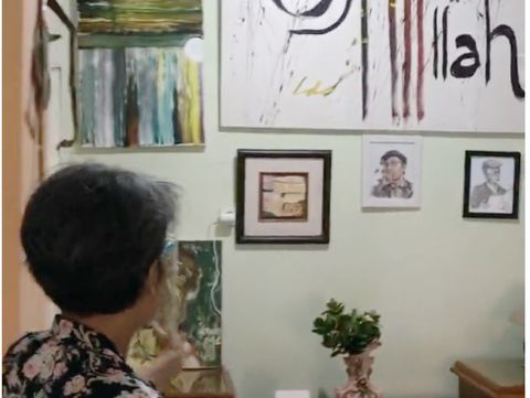 Rumah Sapardi Djoko Damono di Ciputat, Tangerang Selatan.