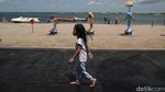 Suasana Pantai Ancol saat Libur Pilkada