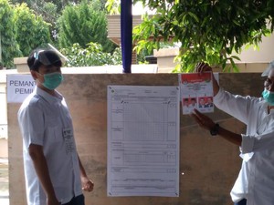 Penghitungan di TPS Akhyar Nyoblos Dimulai, Surat Suara Pertama untuk Akhyar