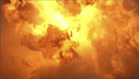Ledakan itu memicu bola api raksasa ke udara di sekitar area uji coba yang ada di area terpencil Texas, Amerika Serikat (AS). (SpaceX via AP)