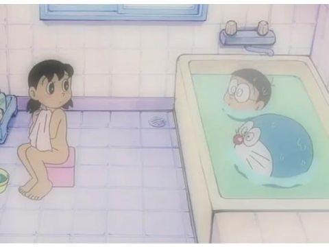 Viral Petisi Nobita Dilarang 'Ngintip' Shizuka Mandi di Tayangan Doraemon