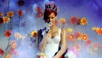 Rihanna menempati posisi ke-69 dengan reputasinya sebagai selebritis yang kerap berdonasi untuk kegiatan amal. Foto: Getty Images/Gareth Cattermole