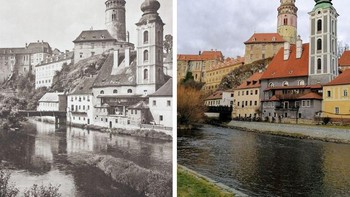 Czech Republic, 1941 vs 2019. Foto: Brightside