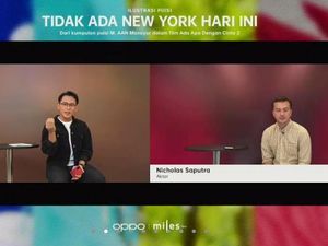 Nicholas Saputra Baca Puisi di Animasi Ilustrasi Tidak Ada New York Hari Ini