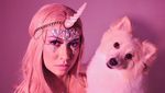 Uli Auliani Pose Seksi Jadi Unicorn