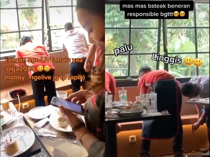 Selebgram nyusahin pelayan restoran Live Instagram saat Makan di Restoran, Selebgram Ini Bikin Repot Pelayan